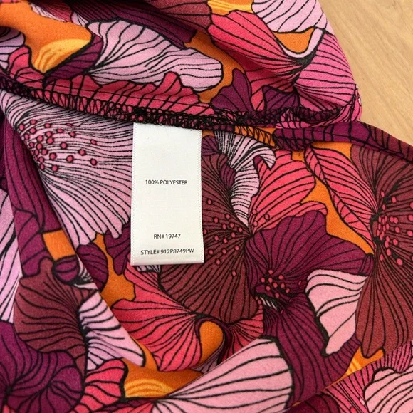 The Pioneer Woman Ruffle Neck Blouse with Flounce Sleeve - Picture 8 of 12